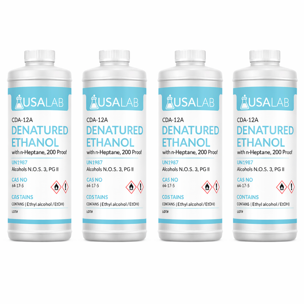 USA Lab High Purity CDA 12-A  - 200 Proof Denatured Ethanol With N-Heptane