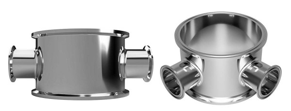 USA Lab Spool W/ 2 X 2TC w/  90° or 180° Placement | Sight Glass Optional