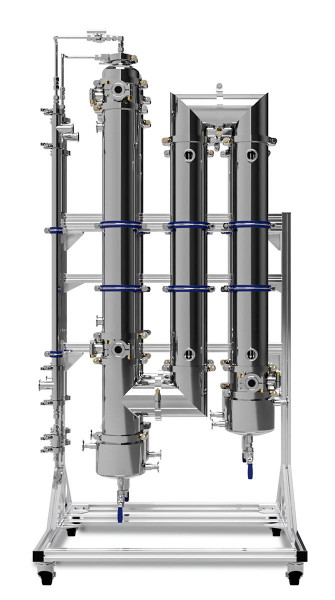 USA Lab 6" Dual Sided Falling Film Evaporator -150L/hr - HYDRA