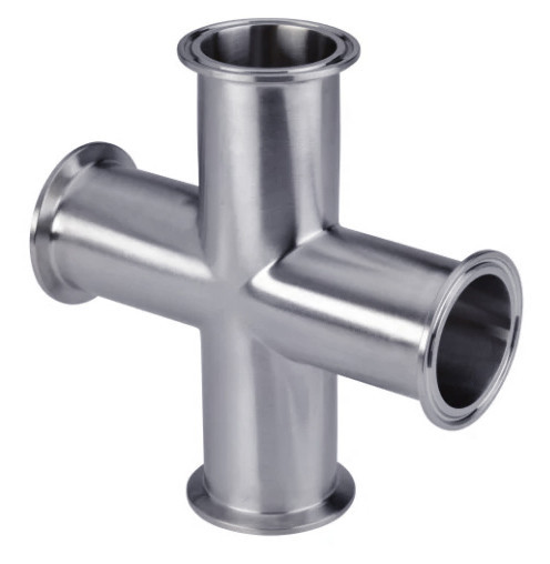 USA Lab 1.5-inch Tri-Clamp 4-Way Union – Stainless Steel Sanitary Fitting