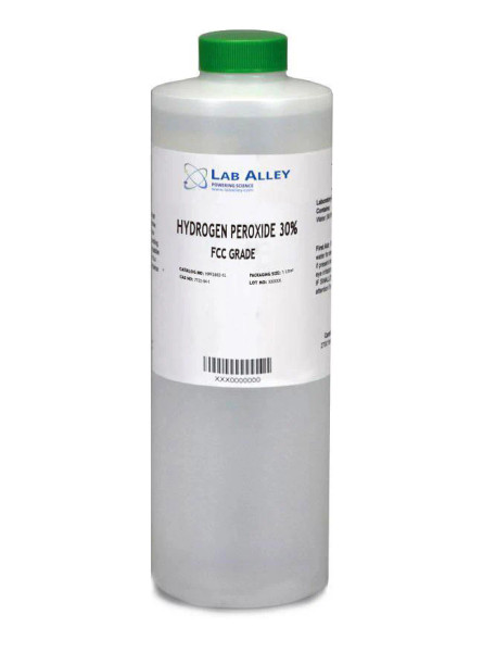 Lab Alley Hydrogen Peroxide 30%- Food Grade,Kosher