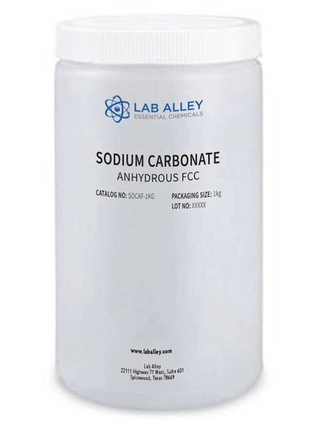 Lab Alley Sodium Carbonate Anhydrous FCC, Kosher