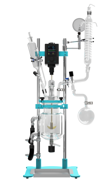 USA Lab Benchtop 2L Single Jacketed Glass Reactor