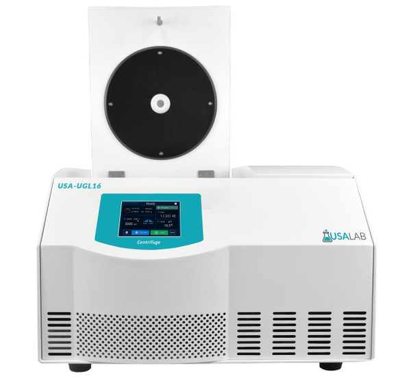 USA Lab Table Top High Speed Refrigerated Centrifuge - 21000rpm w/ 6x50ML Rotor