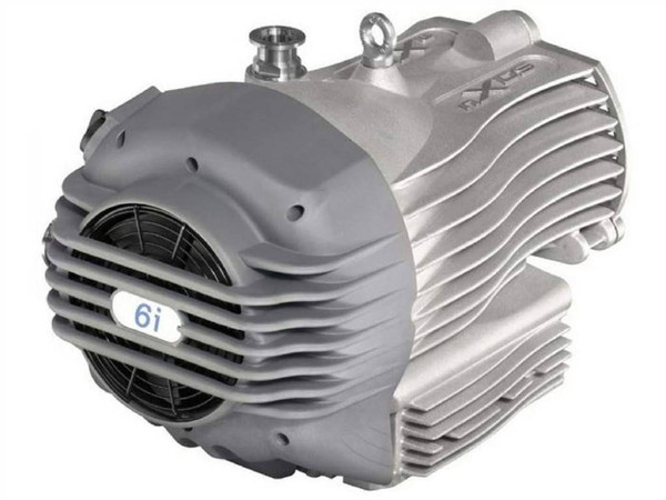 Edwards nXDS6i dry scroll vacuum pump front view with NW25 ISO-KF ports