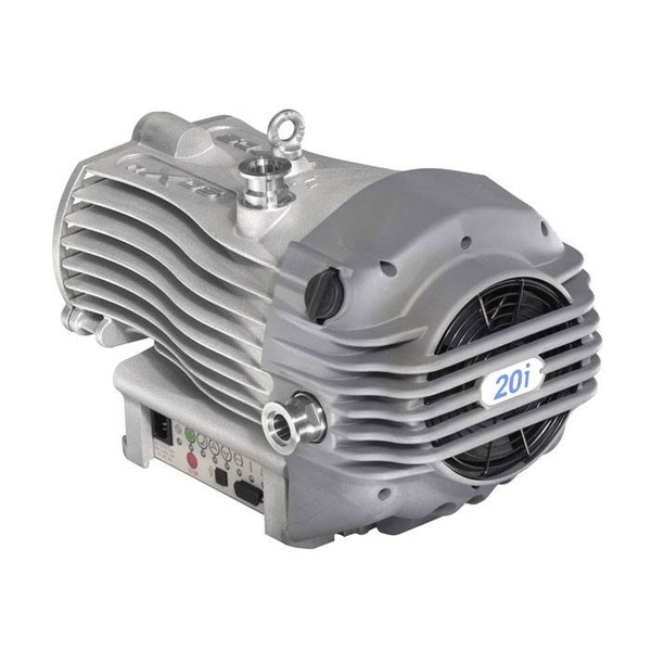 Edwards nXDS20i, nXDS20iC, and nXDS20iR dry scroll vacuum pumps — oil-free compact lab pumps with ISO-KF flanges, quiet operation, and low-maintenance design.