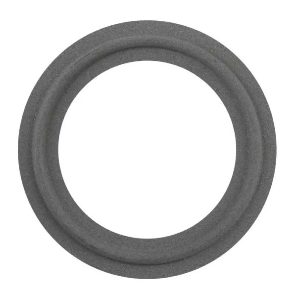 Flexi-Steel™ & Tuf-Steel™  sanitary Tri-Clamp™ gasket, gray PTFE (TFM) + 316L stainless blend, FDA/USP Class VI, -320°F to 550°F