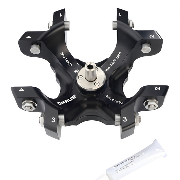 Ohaus 30314823 4 x 100ml Swing Out Rotor ID Sealable | Frontier™ 5000 Rotor Series | USA Lab