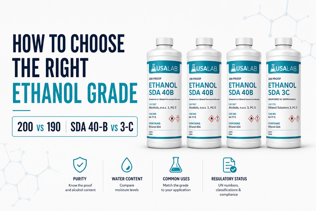 How to choose the right ethanol grade