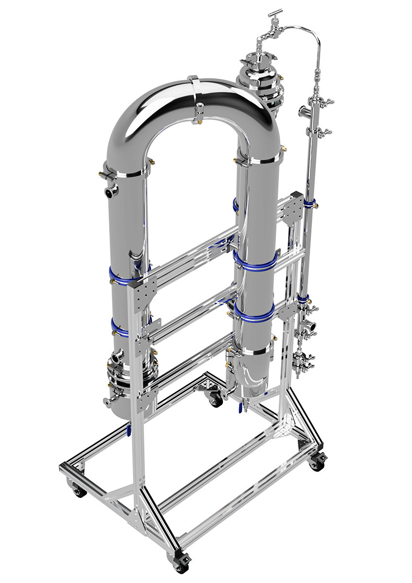 6 Inch Falling Film Evaporator Ethanol USA Lab