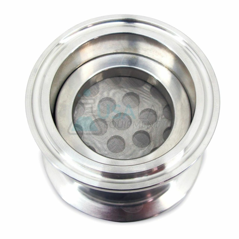 Filter Plate Kit - Tri Clamp 2" With 100 Micron Mesh & Filter Ring - SS304
