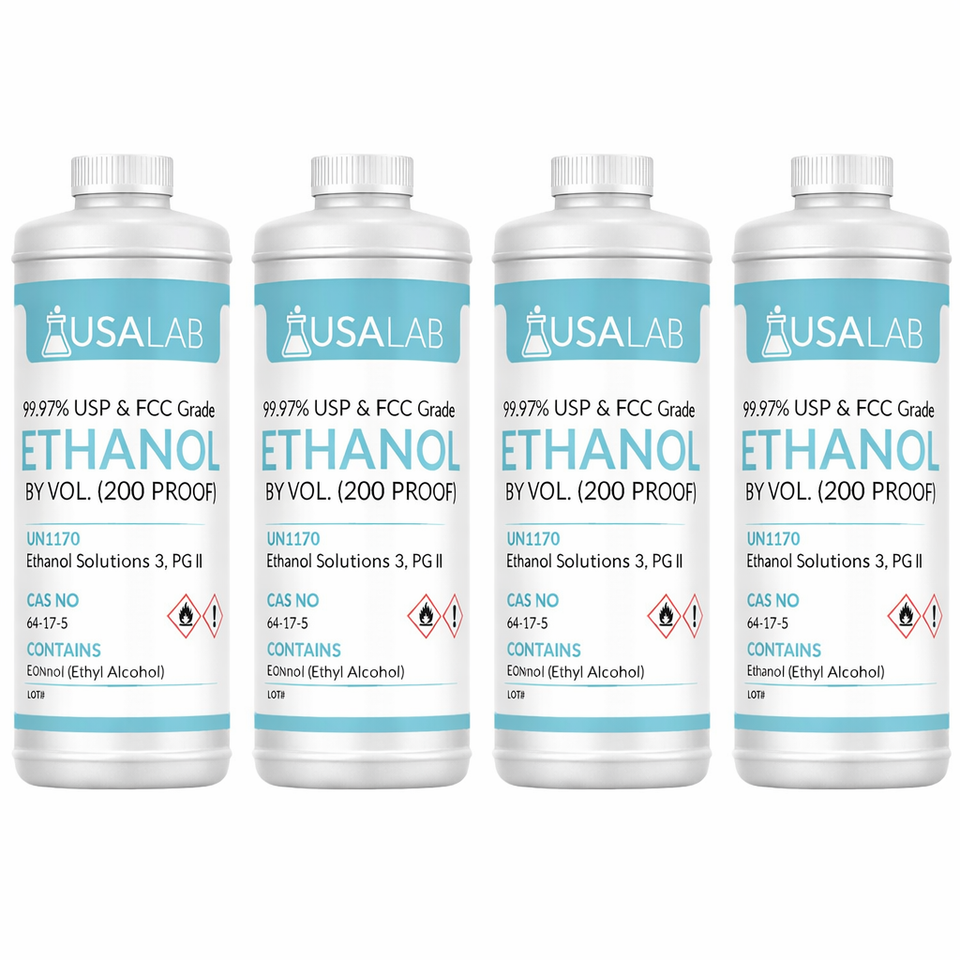 USA Lab 200 Proof Ethanol USP 99.97% - Excise Tax Included