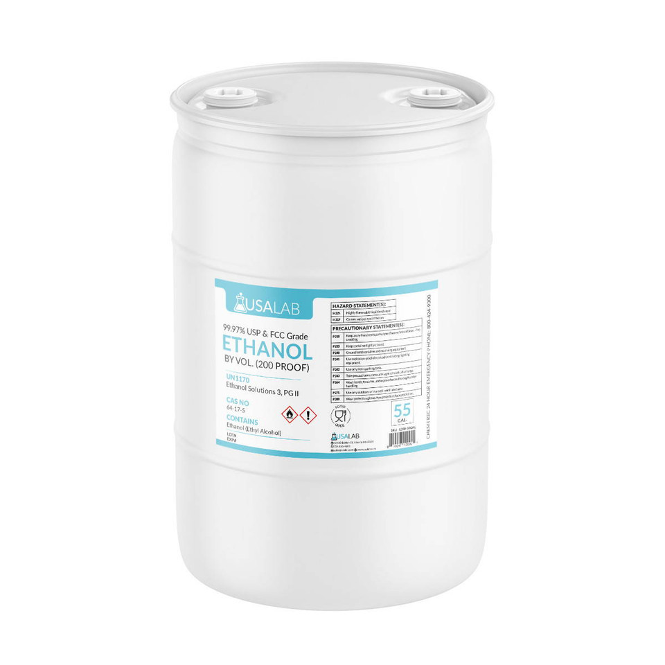 USA Lab 200 Proof Ethanol USP 99.97% - Excise Tax Included