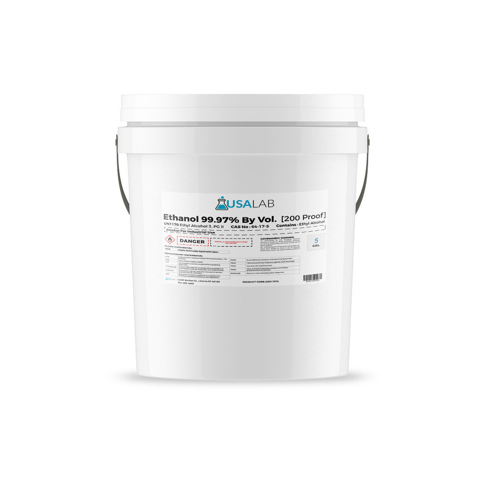 USA Lab 200 Proof Ethanol USP 99.97% - Excise Tax Included