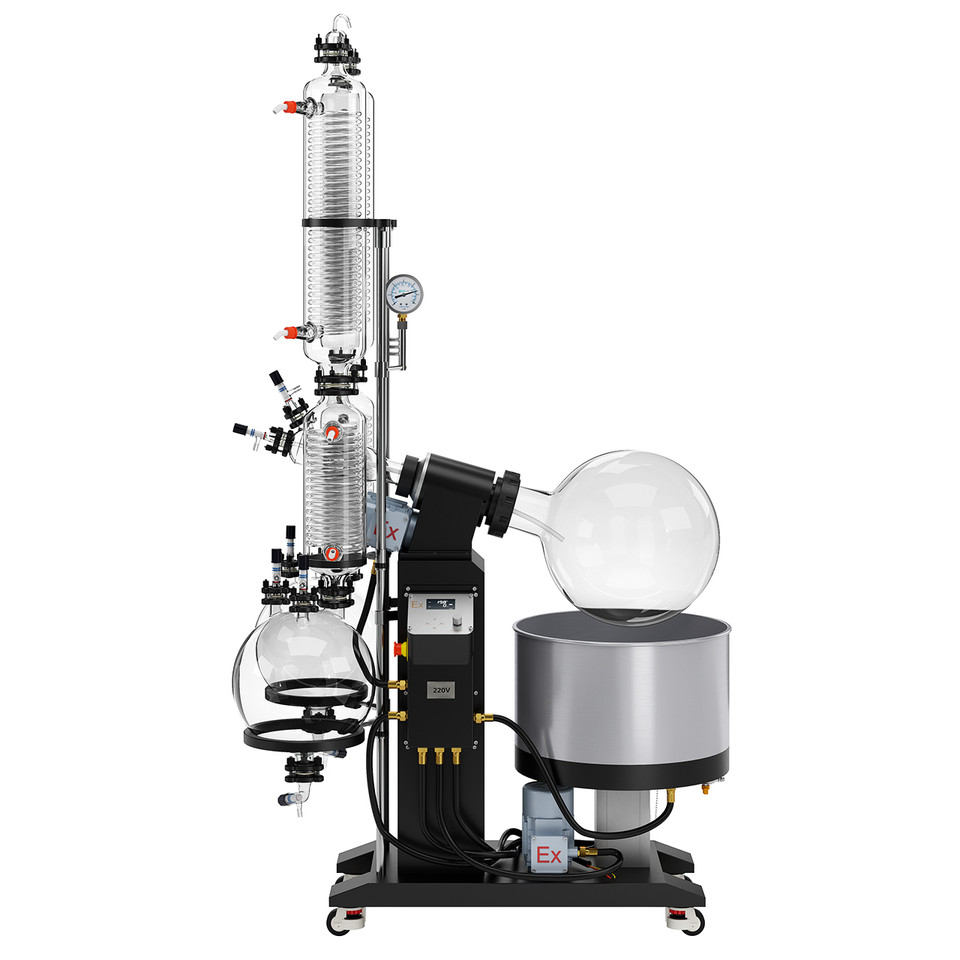 USA Lab 50L Dual Setup Explosion Proof Rotary Evaporator Turnkey System