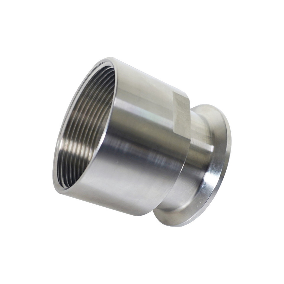 2" Tri-Clamp with FNPT Adapter - Various Sizes - 1/4",3/8",3/4", 1",1.5", 2"