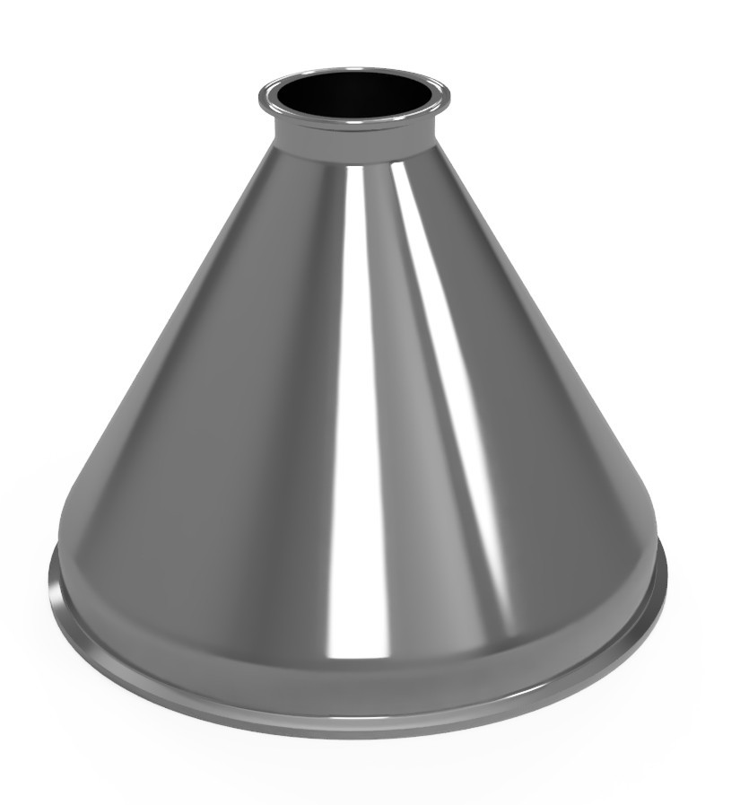 Conical Reducer - Tri Clamp 3" to 12" - SS304