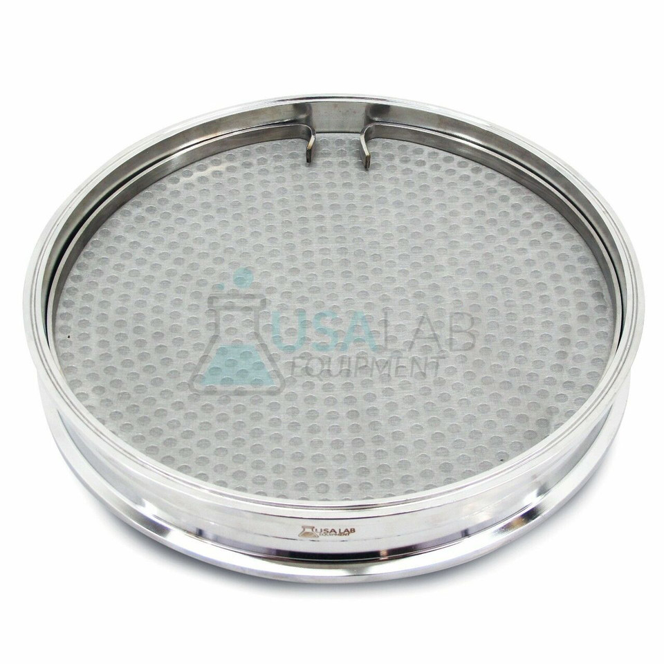 12" Tri-Clamp Filter Plate Kit With 100 Micron 150 Mesh and Compression Ring