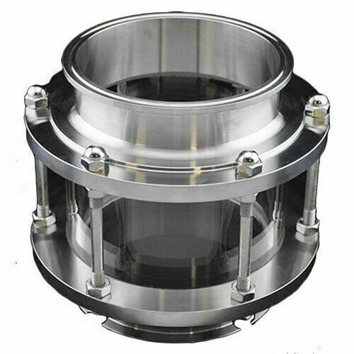 Tri-Clamp Sanitary Short Sight Glass Stainless 304- Various Sizes - 1.5", 2", 3", 6", 12"