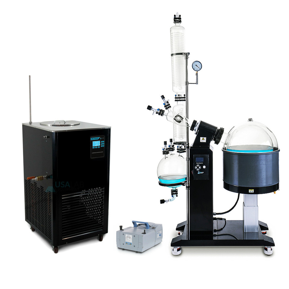 USA Lab 50L Rotary Evaporator Turnkey Rotovap RE-1050 w/ Vacuubrand MD 4C NT