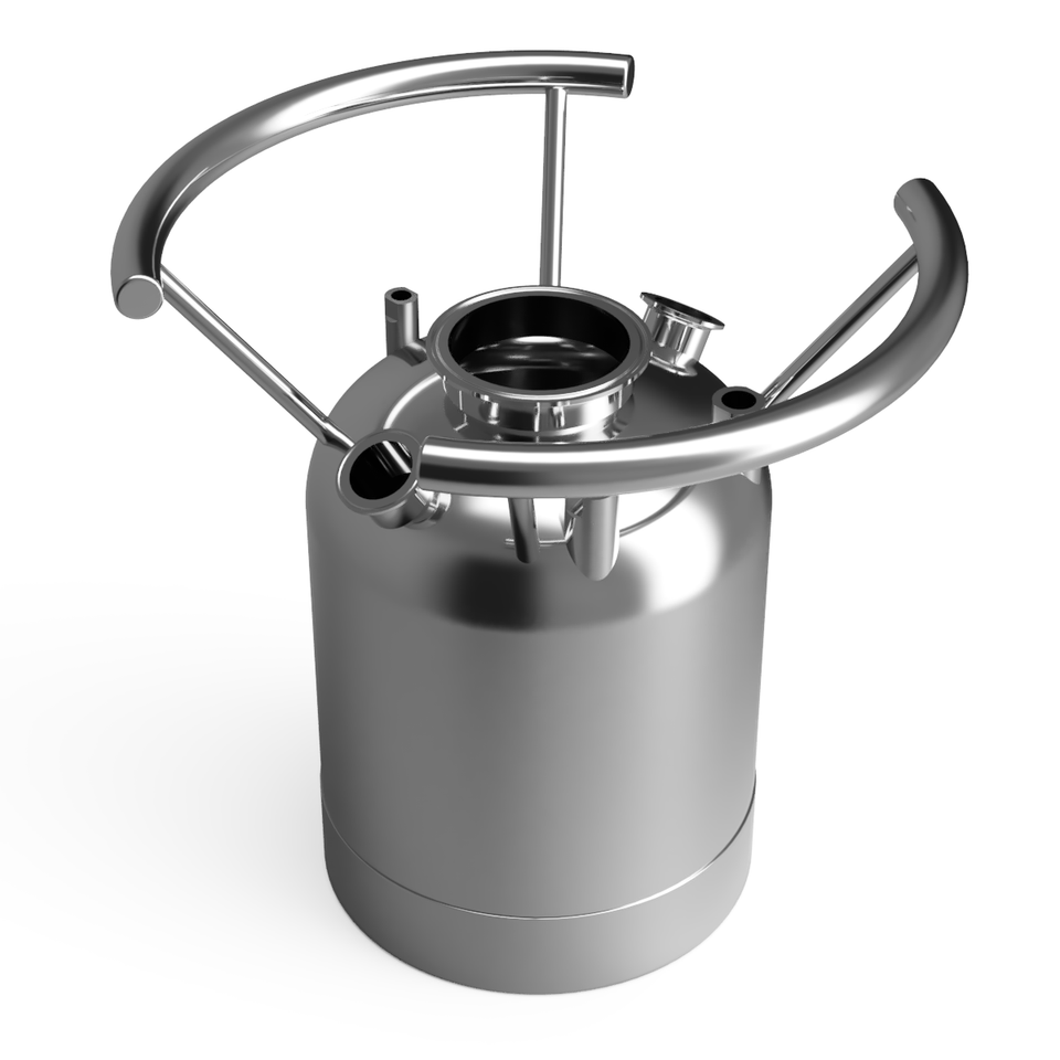 USA Lab 25lb Stainless Steel Solvent Tank - SS304 25LB Water (12LB Butane)