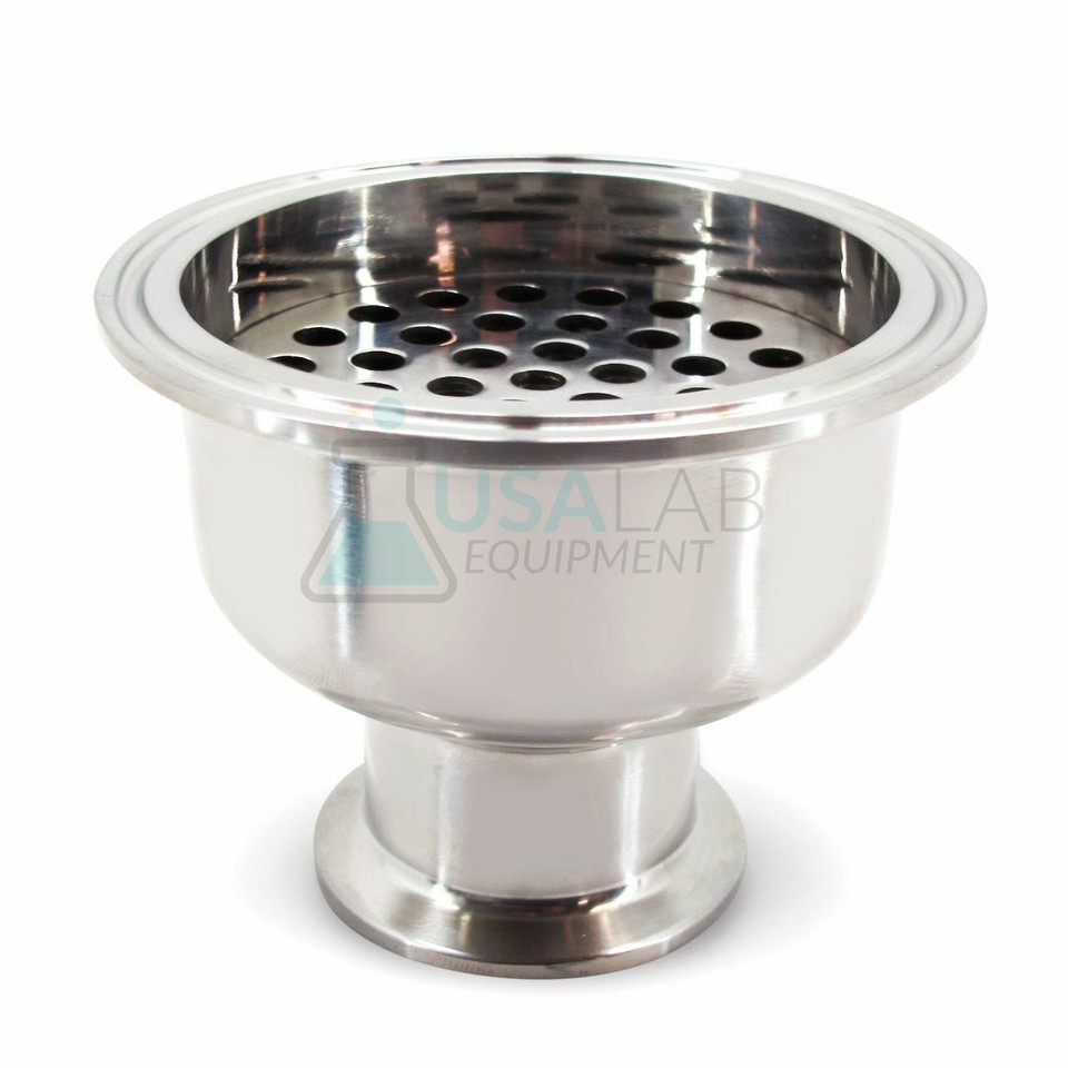 Hemispherical Filter Plate Reducer- Tri Clamp 4" to 2" - SS304