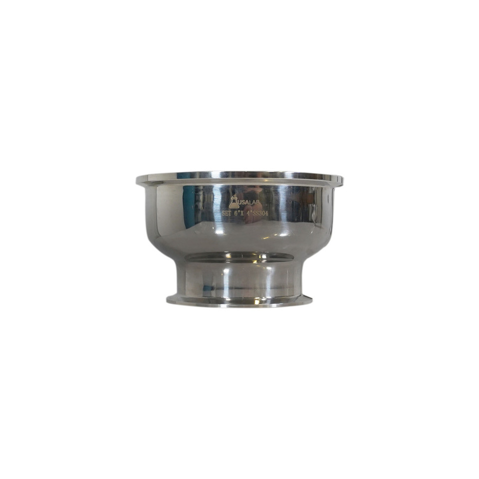 Hemispherical Reducer - Tri Clamp 6" to 4" - SS304