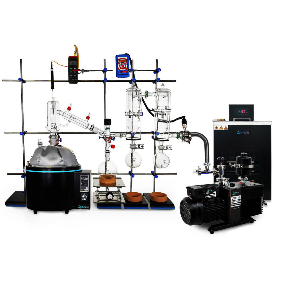 USA Lab H1-5 5L Full Bore Short Path Distillation Turnkey Kit