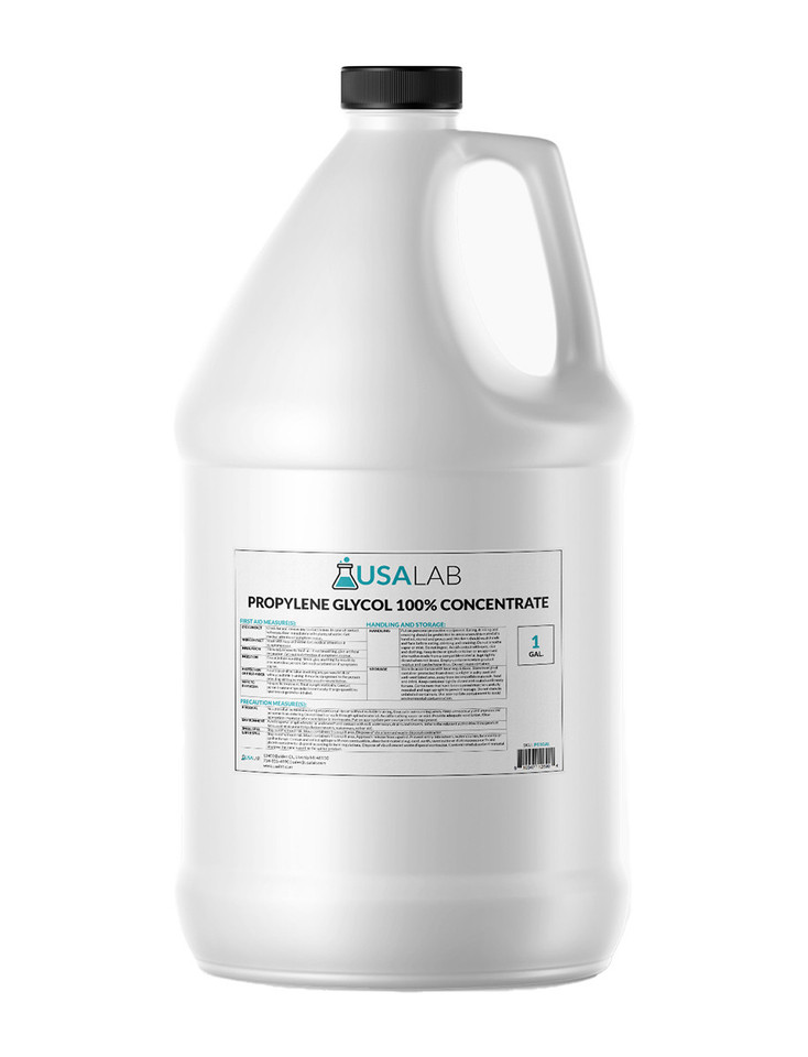 USA Lab Propylene Glycol USP Kosher 100% Concentrate -1 Gallon, 5 Gallons, 55 Gallons