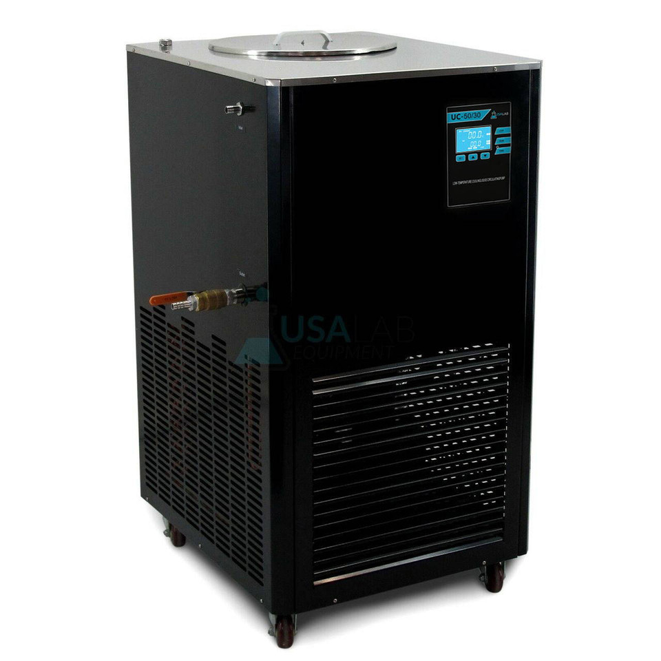 USA Lab 100L Single Jacketed Glass Reactor Turnkey System (Optional ETL, Explosion Proof & Pneumatic Mixers)