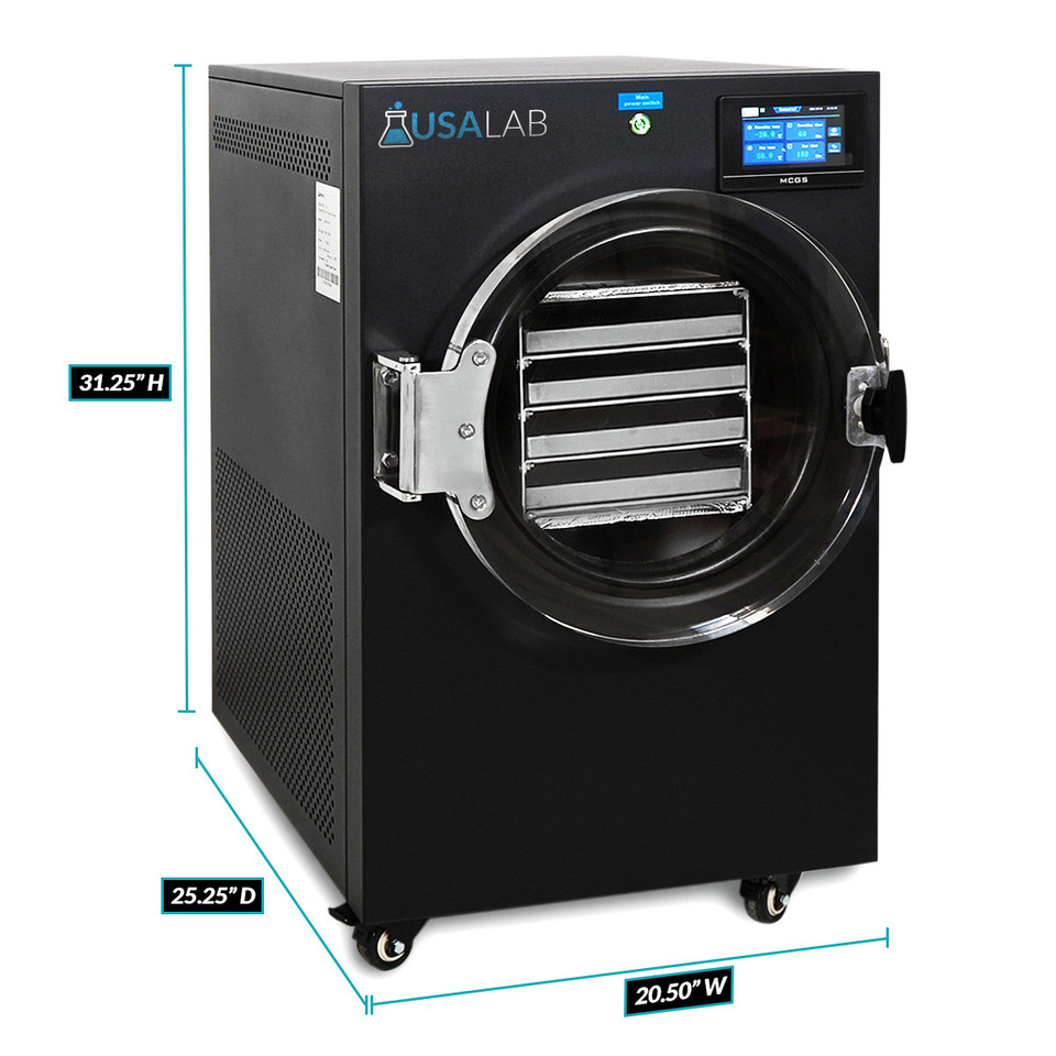 USA Lab -35°C Scientific Freeze Dryer 1-2 Gallons Per Batch / 4L Ice Capacity / 3 Year Warranty
