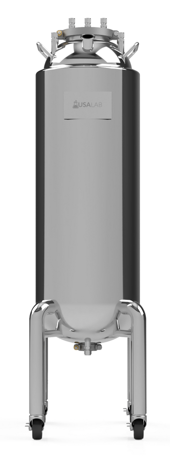 USA Lab ASME Jacketed Solvent Tank w/ Compression - 100LB, 200LB, 400LB & 600LB (48LB, 96LB, 192LB & 300LB Butane)