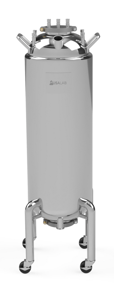 USA Lab ASME Jacketed Solvent Tank w/ Compression - 100LB, 200LB, 400LB & 600LB (48LB, 96LB, 192LB & 300LB Butane)
