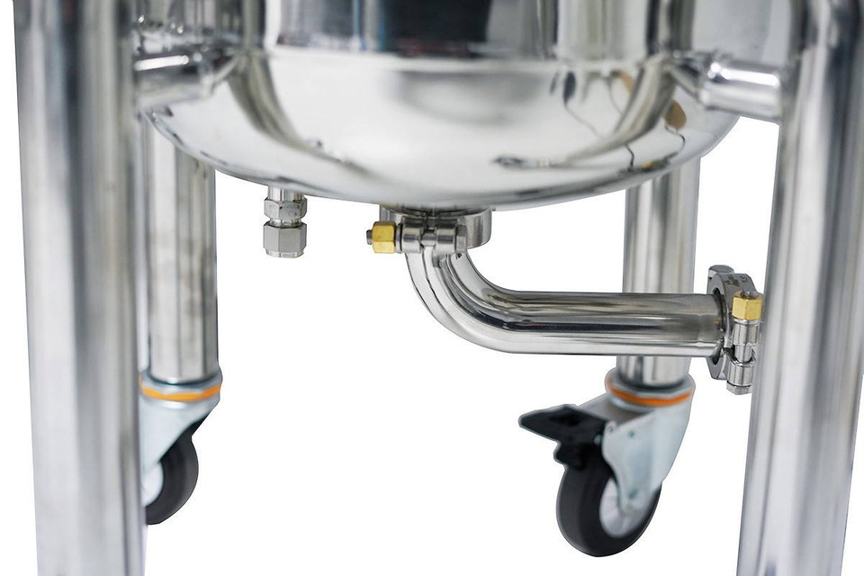 USA Lab ASME Dual Jacketed Solvent Tank w/ Compression - 200LB , 400LB & 600LB  (48LB, 96LB, 192LB & 300LB Butane)