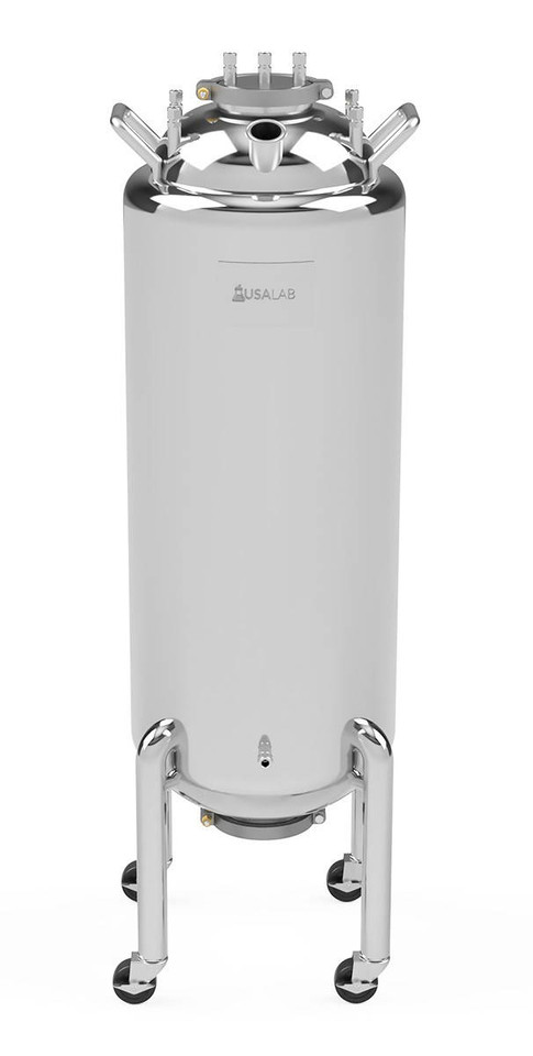 USA Lab ASME Dual Jacketed Solvent Tank w/ Compression - 200LB , 400LB & 600LB  (48LB, 96LB, 192LB & 300LB Butane)