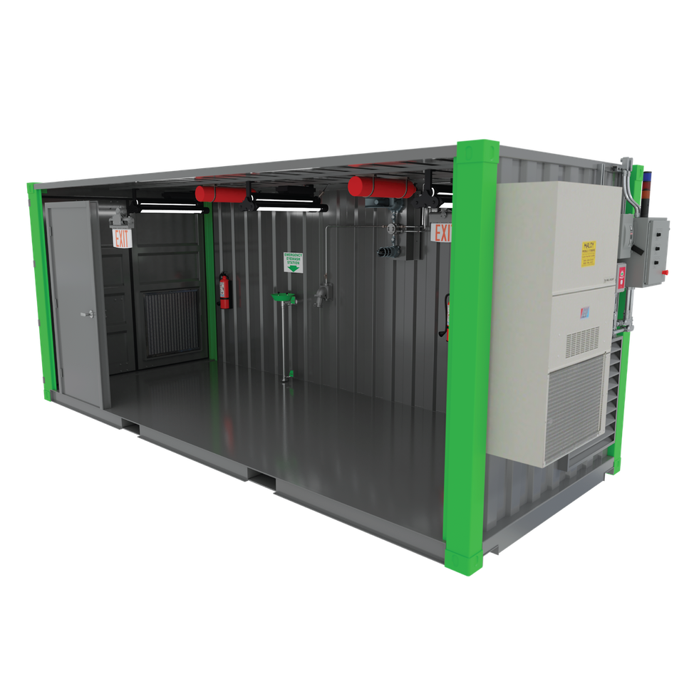 Advanced Extraction Labs Cube Series Large C1D1 Outdoor Booth Container - USA Lab