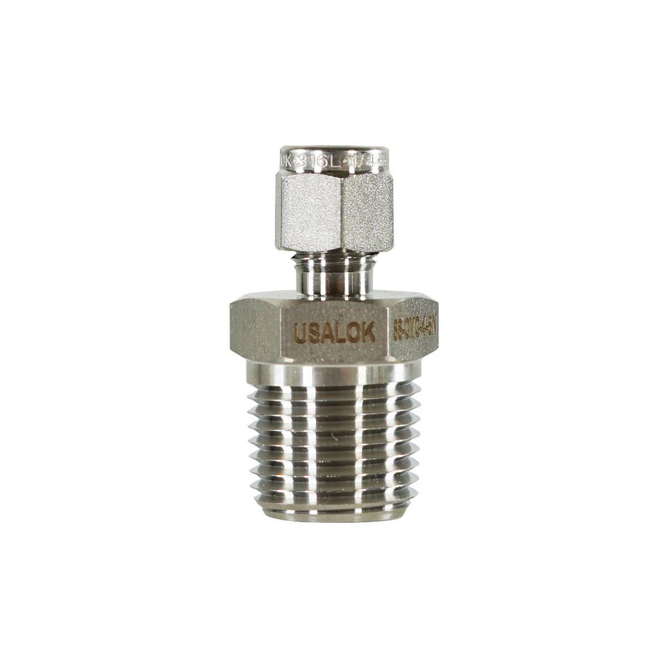 USALOK Compression Female Tube to MNPT Connector