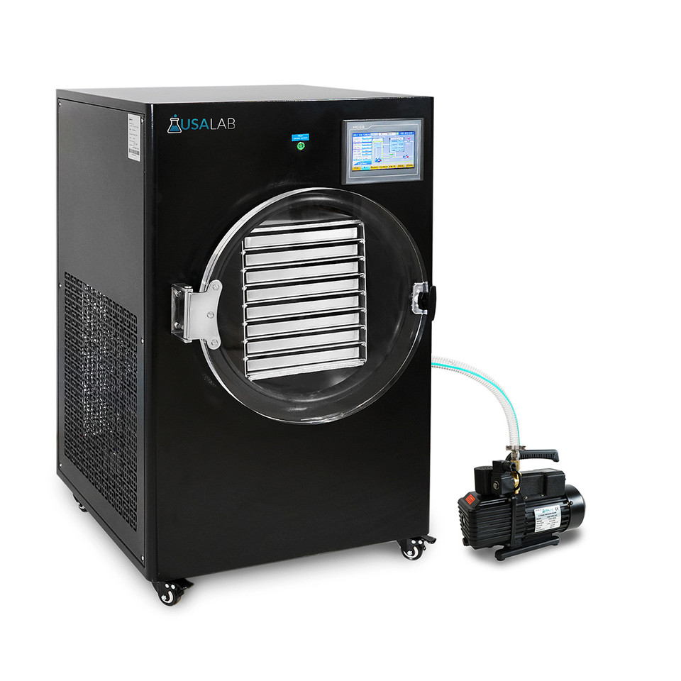 USA Lab Scientific Freeze Dryer / 8 Shelves / 2-3 Gallons Per Batch / 6L Ice Capacity / 3 Year Warranty
