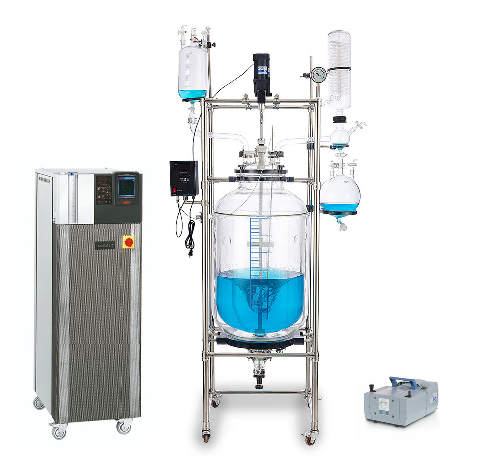 USA Lab 150L Single Jacketed Glass Reactor (ETL Certification to UL and CSA Standards)
