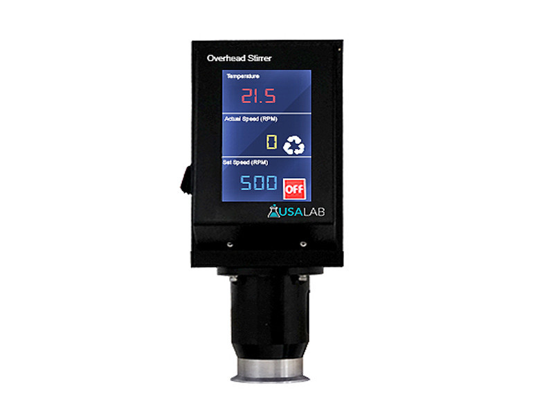 USA Lab 3" Tri-Clamp Variable Speed Electric Mount Mixer W/ Touchscreen & Temp Probe  - Mixing Motor - 1000RPM - 90PSI