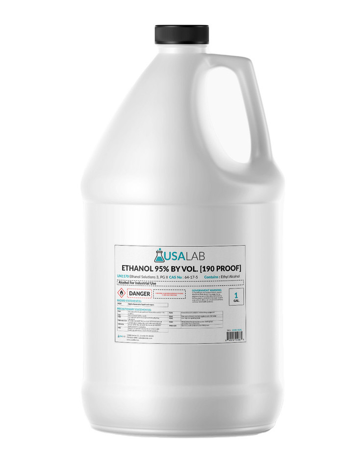 USA Lab 190 Proof Ethanol USP 95%  - Excise Tax Included