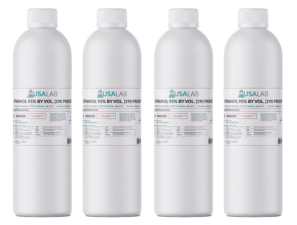 USA Lab 190 Proof Ethanol USP 95%  - Excise Tax Included