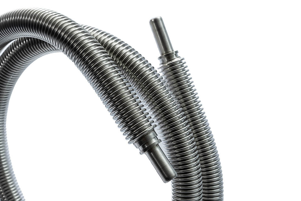USA Made 3/8" Vacuum Jacketed Hoses for Cryogenic and High Temperature - Insulon