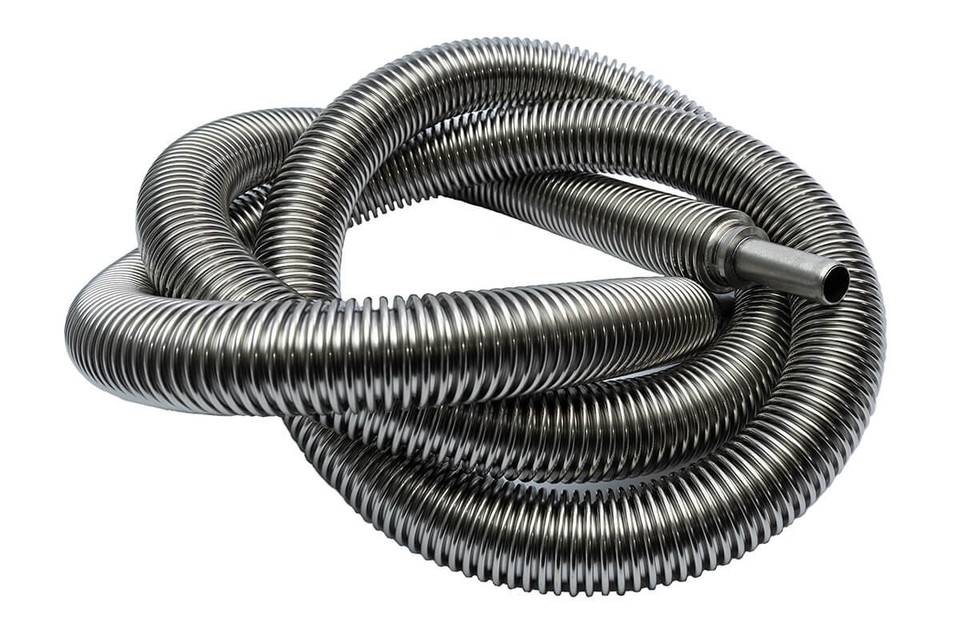 USA Made 1/2" Vacuum Jacketed Hoses for Cryogenic and High Temperature -Low Pressure - Insulon
