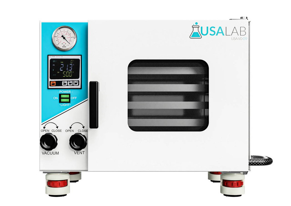 USA Lab ETL Certified 0.9 CuFt Vacuum Drying Oven 200°C 110V 4 Sided Heating
