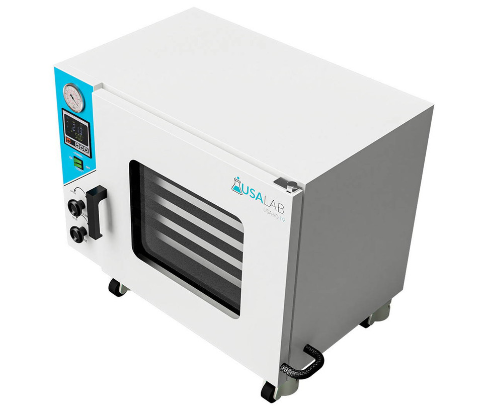 USA Lab ETL Certified 1.9 CuFt Vacuum Drying Oven 200°C 110V 4 Sided Heating