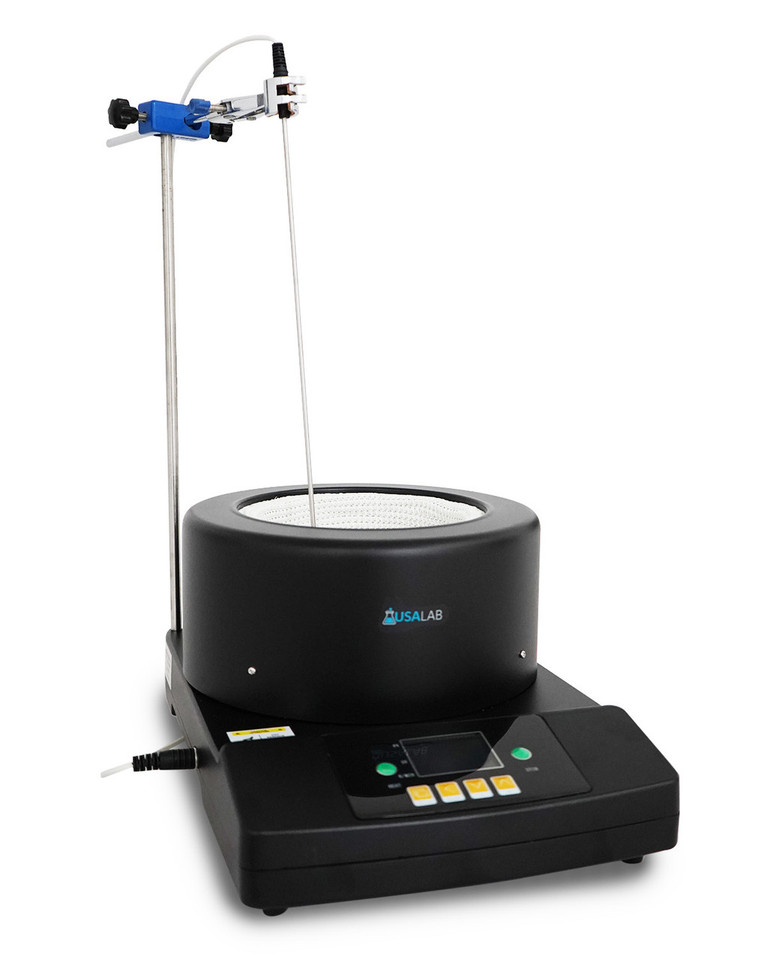 USA Lab HeatPro™ 2L Digital Heating Mantle – 300 °C, 2500 RPM magnetic stirring model USA-XHM-2L for accurate laboratory heating and mixing applications.