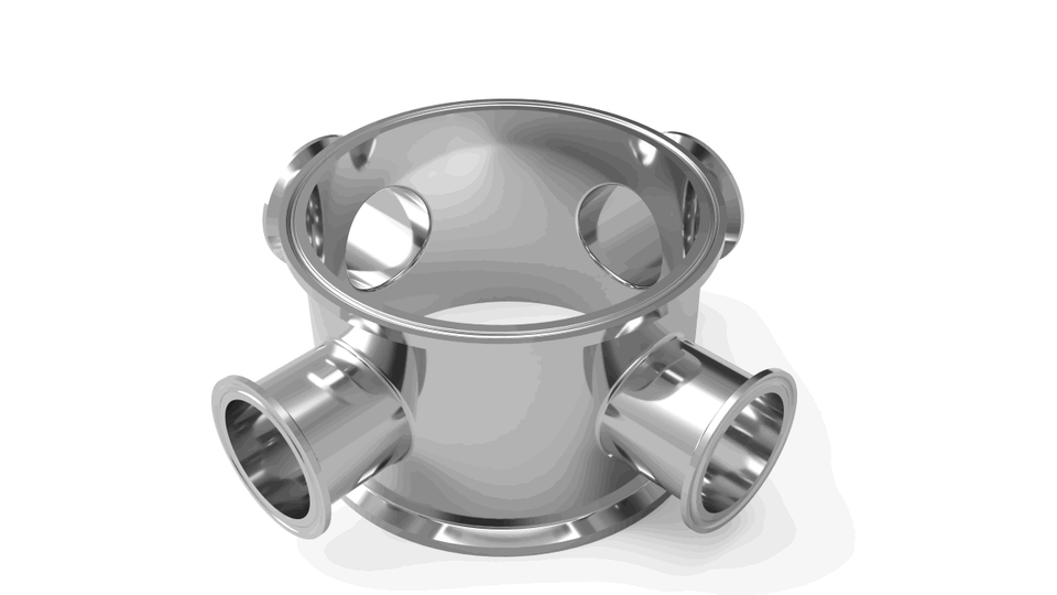 USA Lab Spool W/ 2 X 2TC w/  90° or 180° Placement | Sight Glass Optional