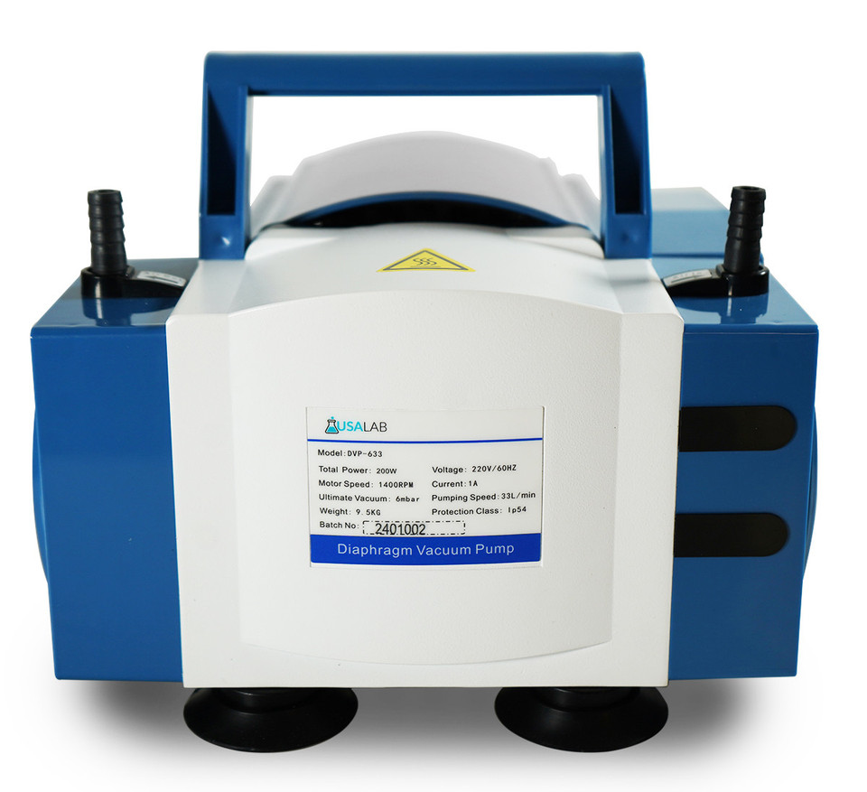 USA Lab Oil-Free Diaphragm Vacuum Pump – 1.2 CFM / 2.4 CFM 110V Laboratory Pump