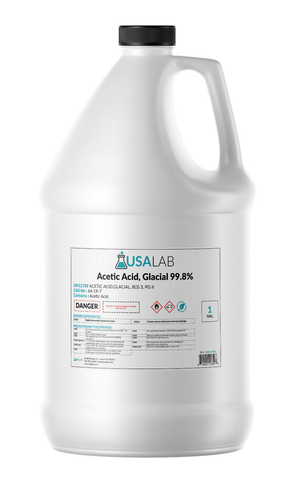 USA Lab Food & Lab Grade Glacial Acetic Acid 99.8%